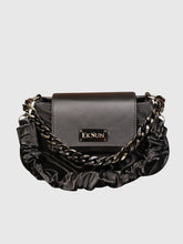 Ek Sun Black Leather Shoulder Bag