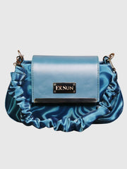 Marble Blue Elegance EK SUN Sling Bag
