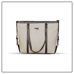 Eksun Geometric Print PU Leather Bag