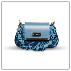 Marble Blue Elegance EK SUN Sling Bag