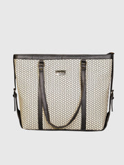 Eksun Geometric Print PU Leather Bag