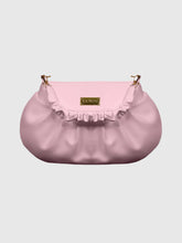 EK SUN Soft Pink Ruched Shoulder Bag